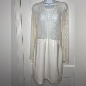C.O.C Elegant Cream Mesh Dress 1XL